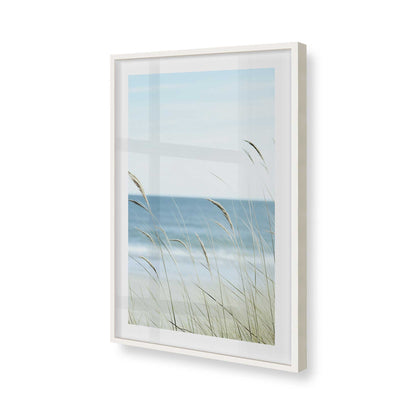 [Color:Opaque White], Picture of art in a Opaque White frame of the corner