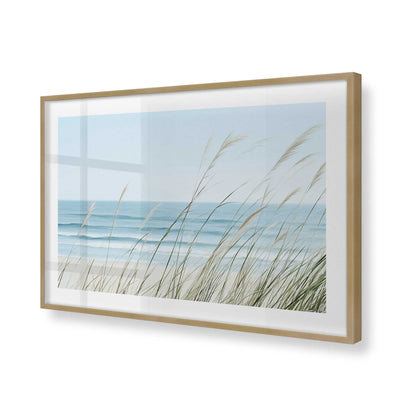 [Color:Brushed Gold], Picture of art in a Brushed Gold frame of the corner