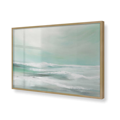 [Color:Brushed Gold], Picture of art in a Brushed Gold frame of the corner