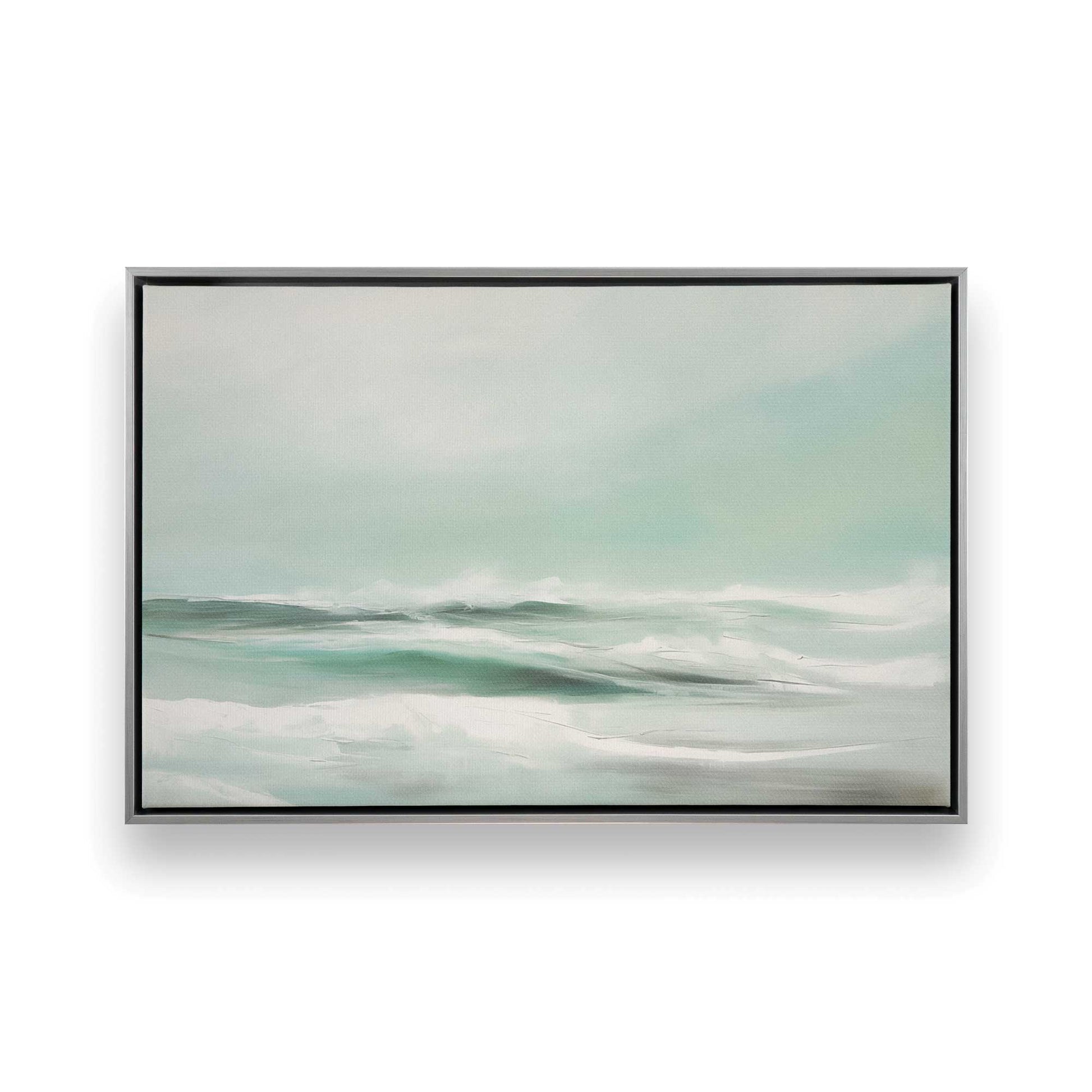 [Color:Opaque White], Picture of art in a White frame