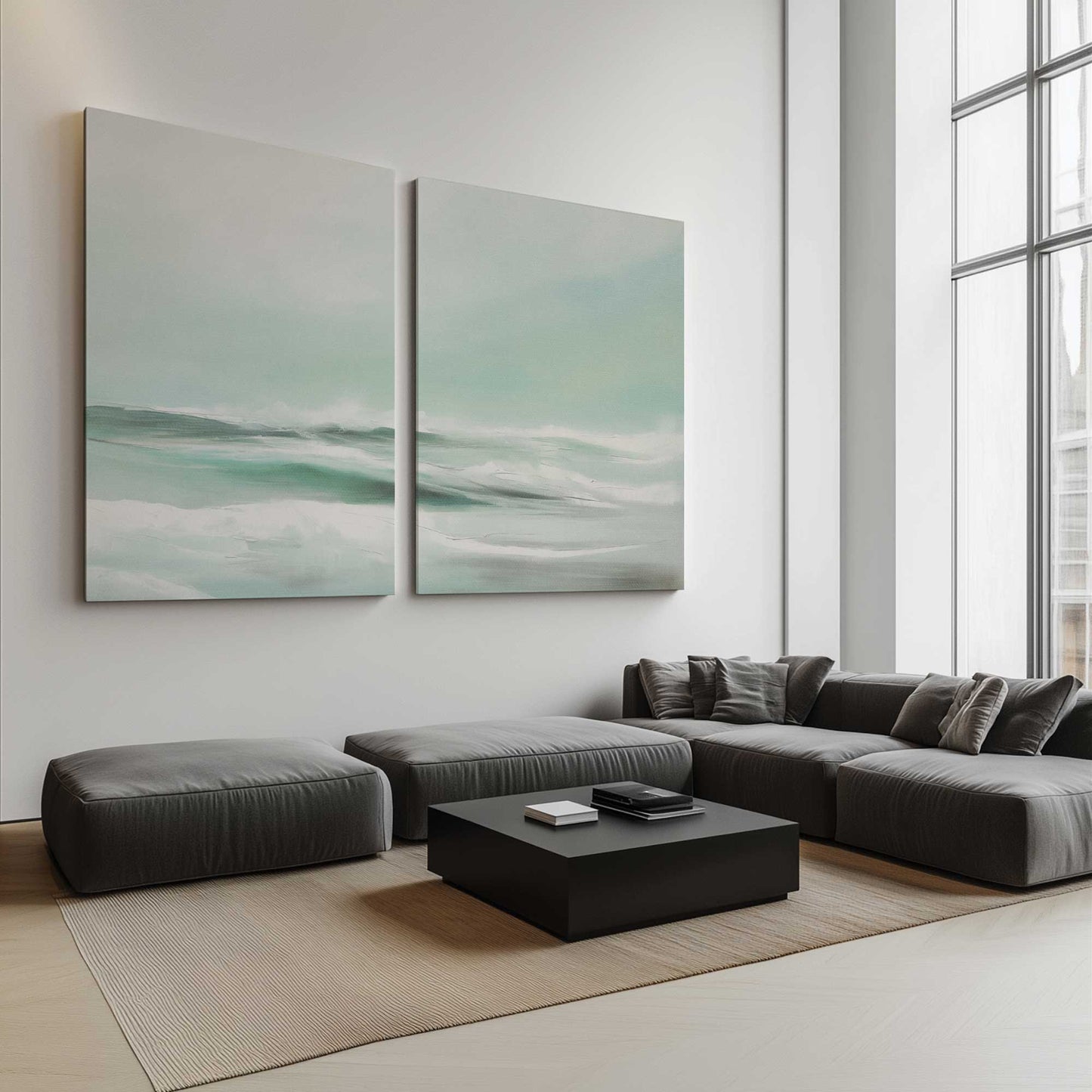 [Color:Stretched Canvas], Picture of art in a room