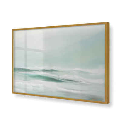 [Color:Polished Gold], Picture of art in a Polished Gold frame of the corner