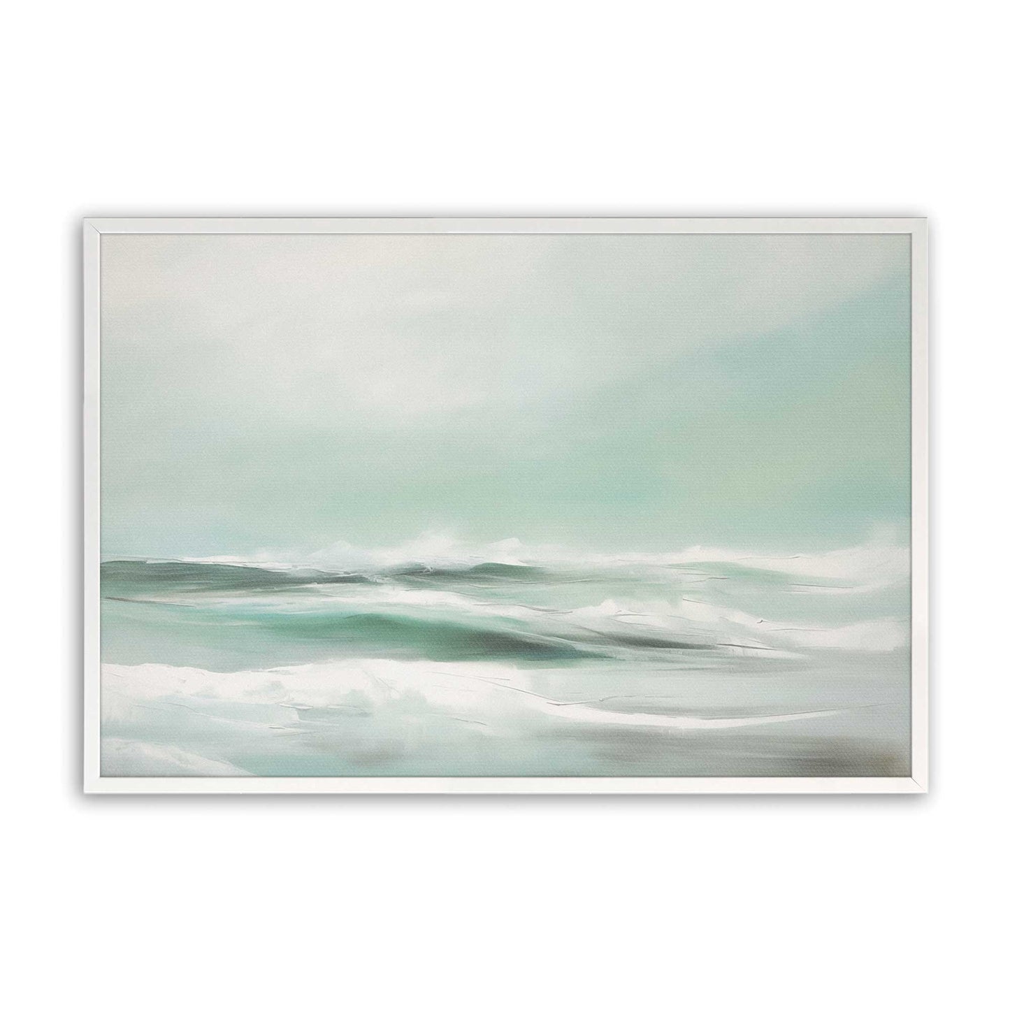 [Color:Opaque White], Picture of art in a Opaque White frame