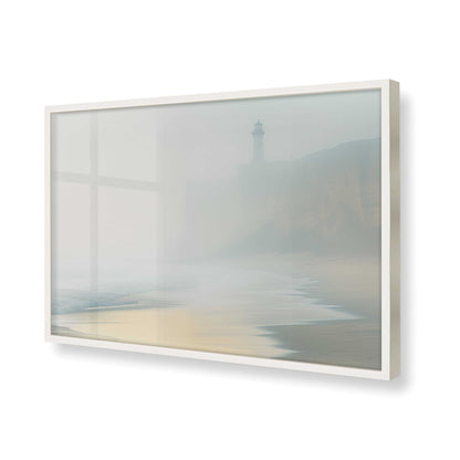 [Color:Opaque White], Picture of art in a Opaque White frame of the corner