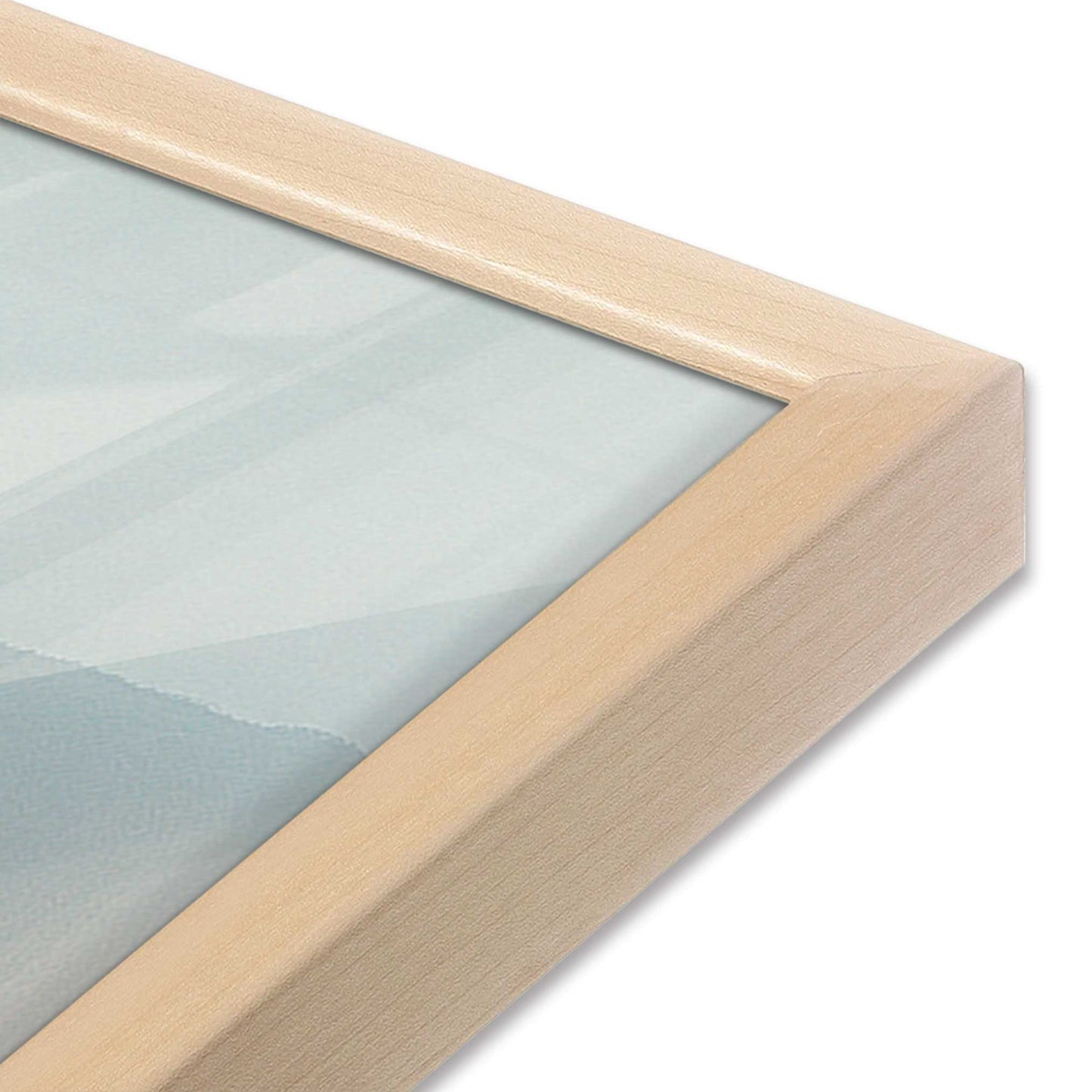 [Color:Raw Maple], Picture of art in a Raw Maple frame at an angle