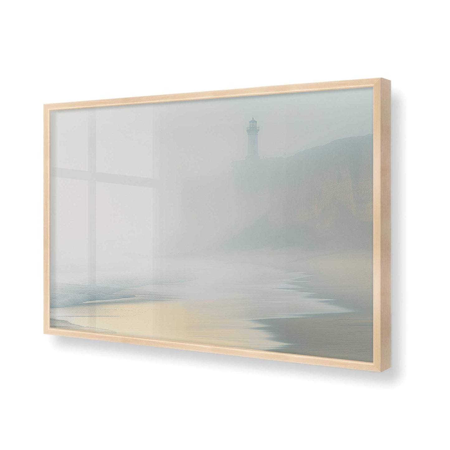 [Color:Raw Maple], Picture of art in a Raw Maple frame of the corner