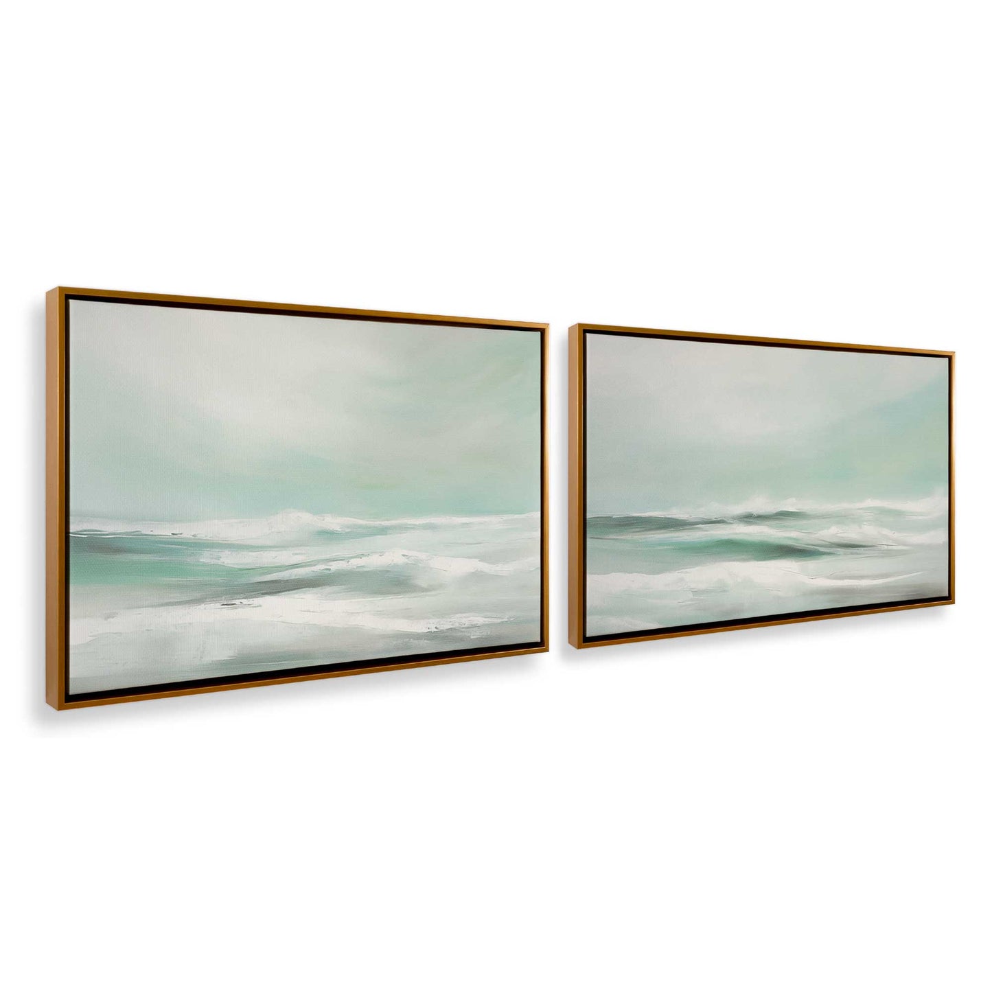 [Color:Polished Chrome], Picture of art in a Polished Chrome frame at an angle