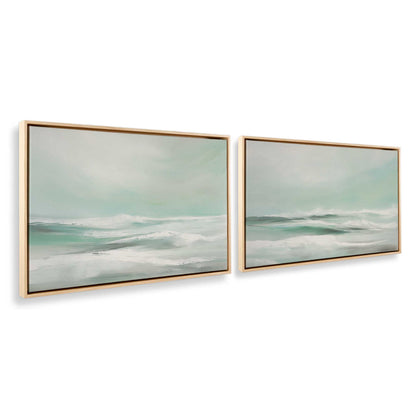 [Color:Polished Gold], Picture of art in a Polished Gold frame at an angle