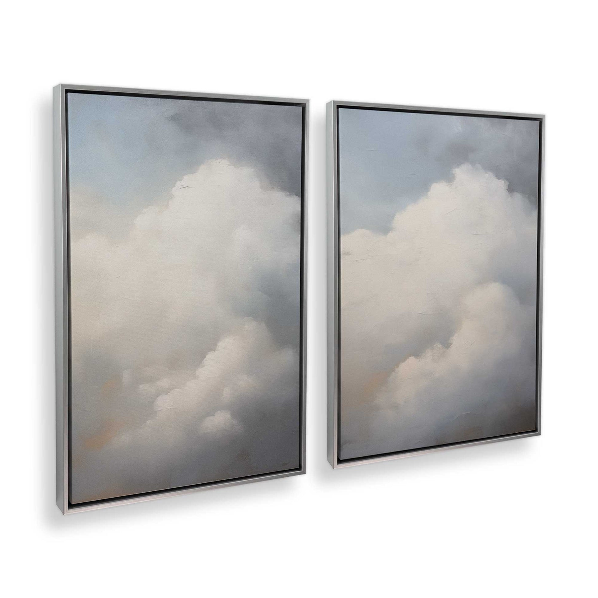 [Color:Opaque White], Picture of art in a White frame at an angle