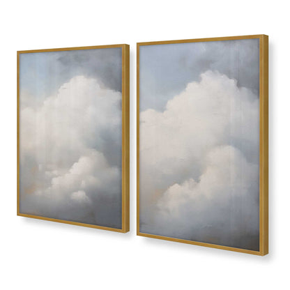 [Color:Polished Gold], Picture of art in a Polished Gold frame at an angle