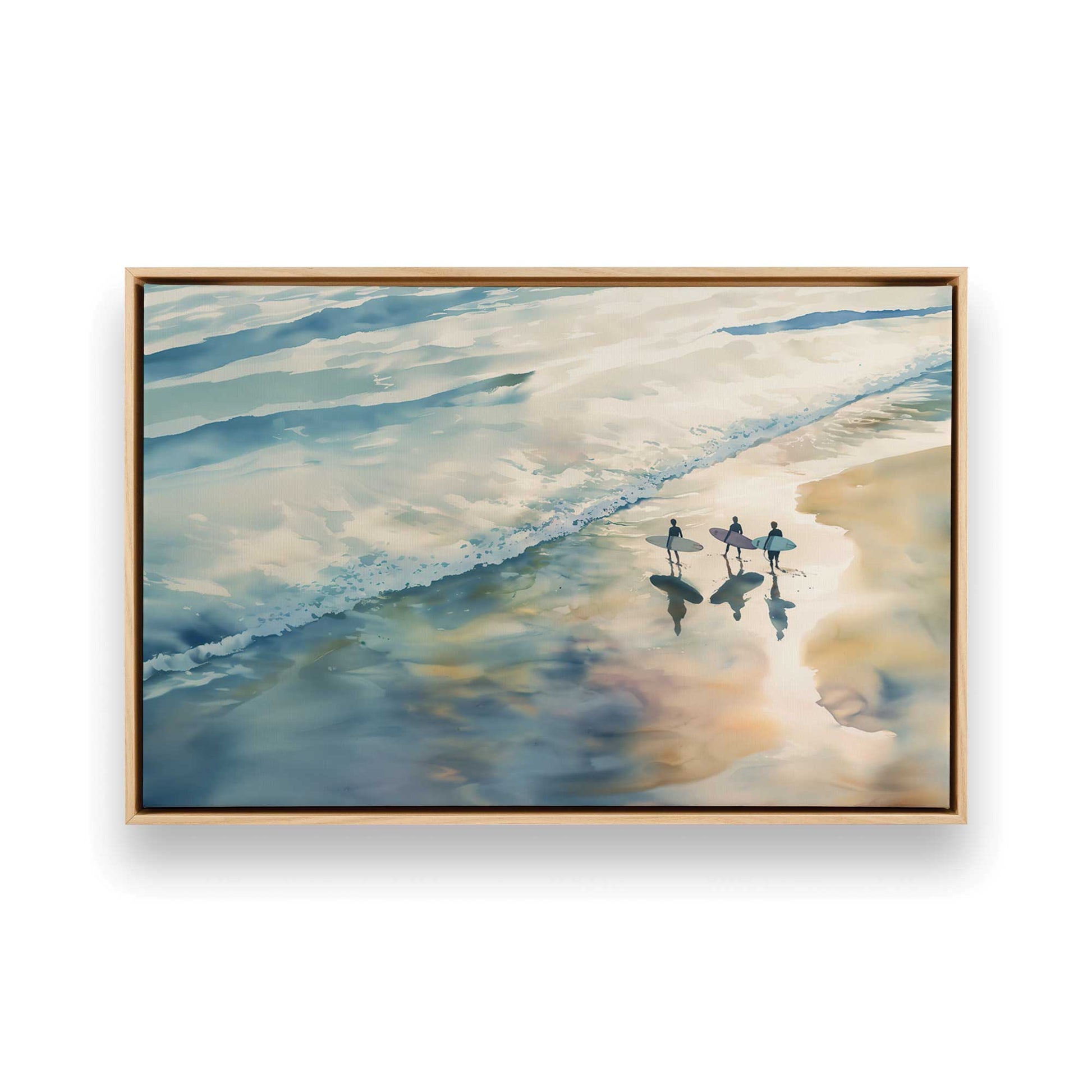 [Color:American Maple], Picture of art in a American Maple frame