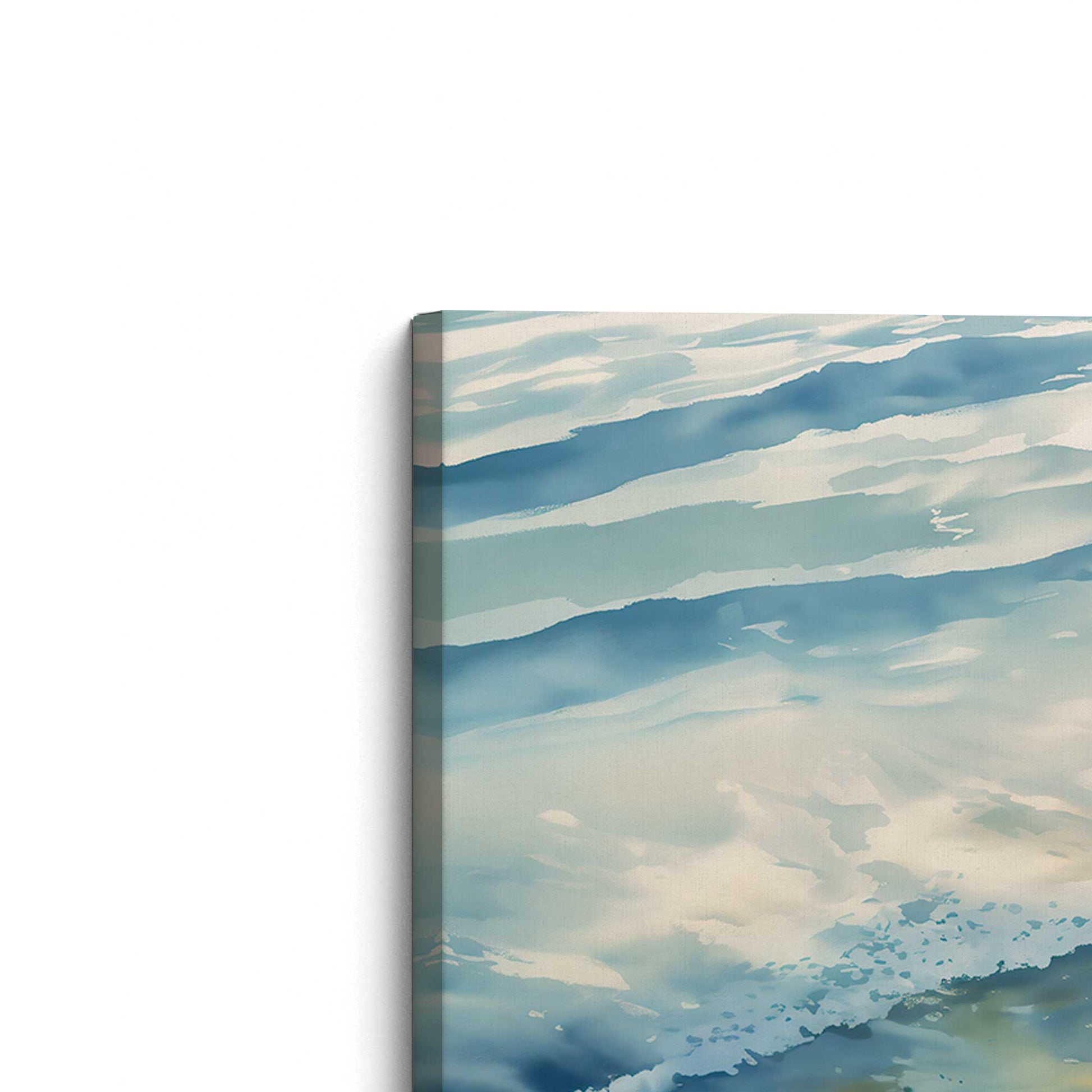 [Color:Stretched Canvas], Picture of the corner of the art