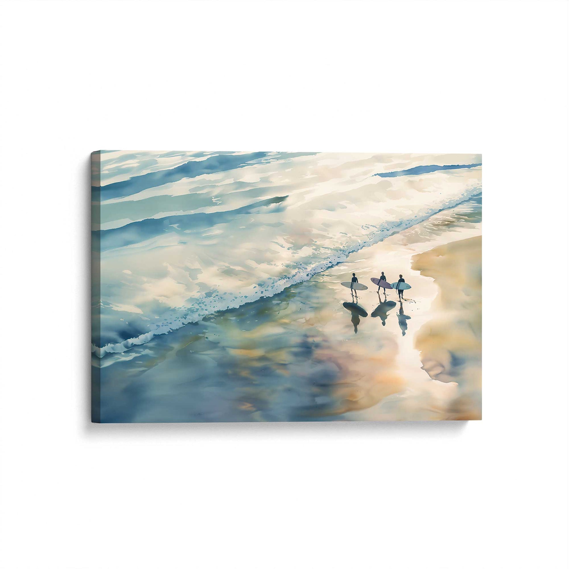 [Color:Stretched Canvas], Picture of art at an angle