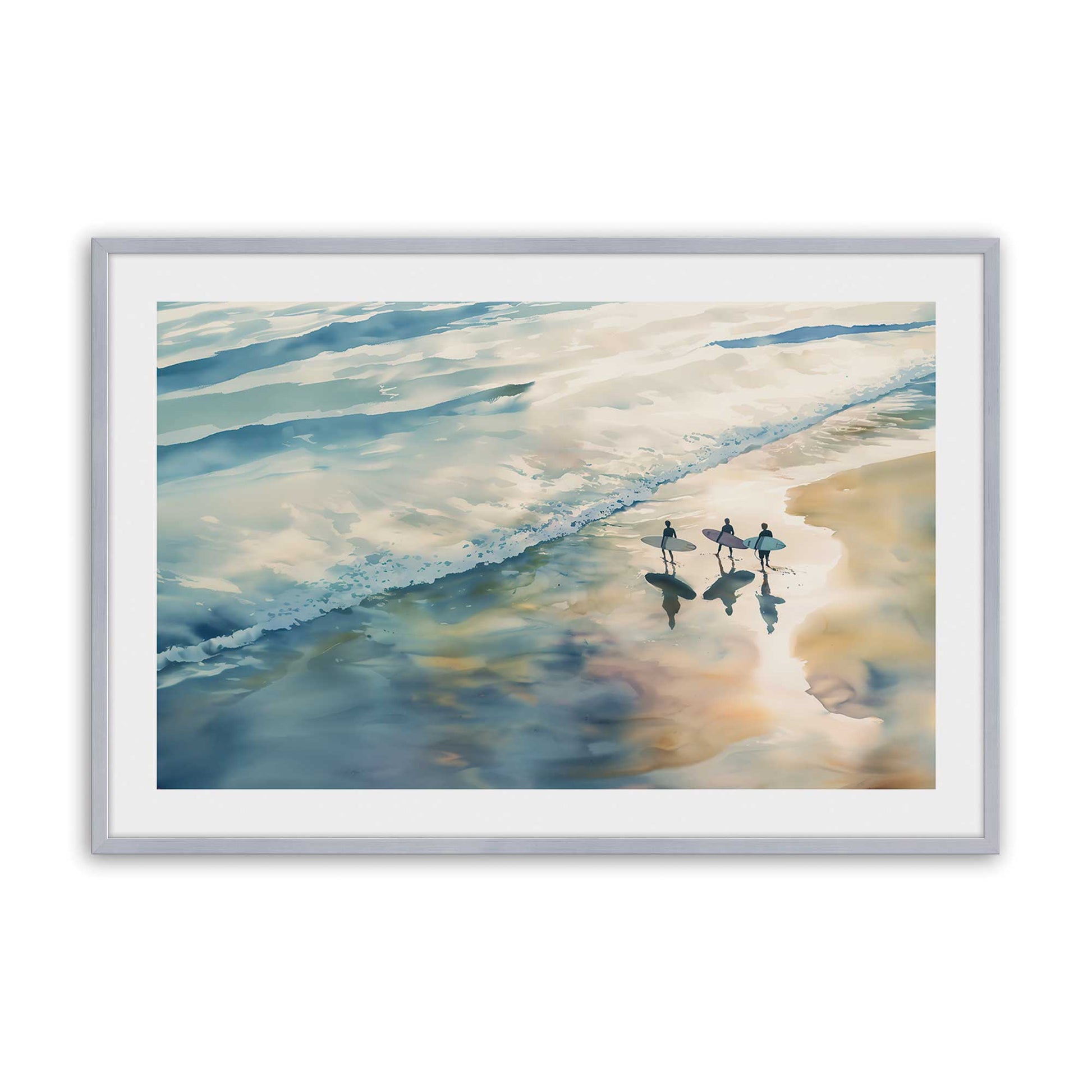 [Color:Polished Chrome], Picture of art in a Polished Chrome frame