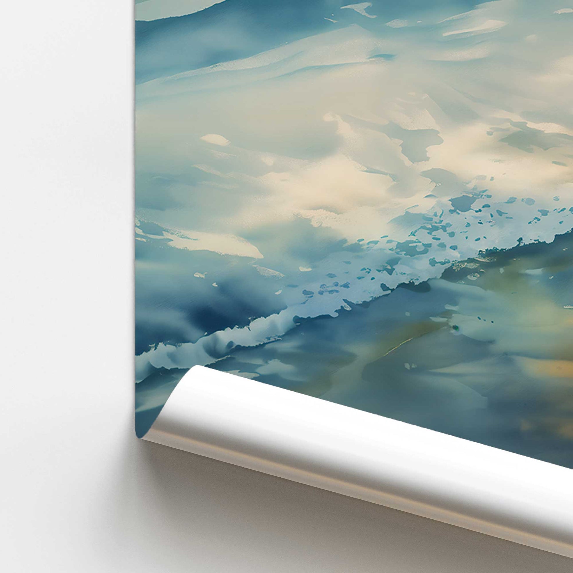 [Color:Rolled Print], Picture of close up of art