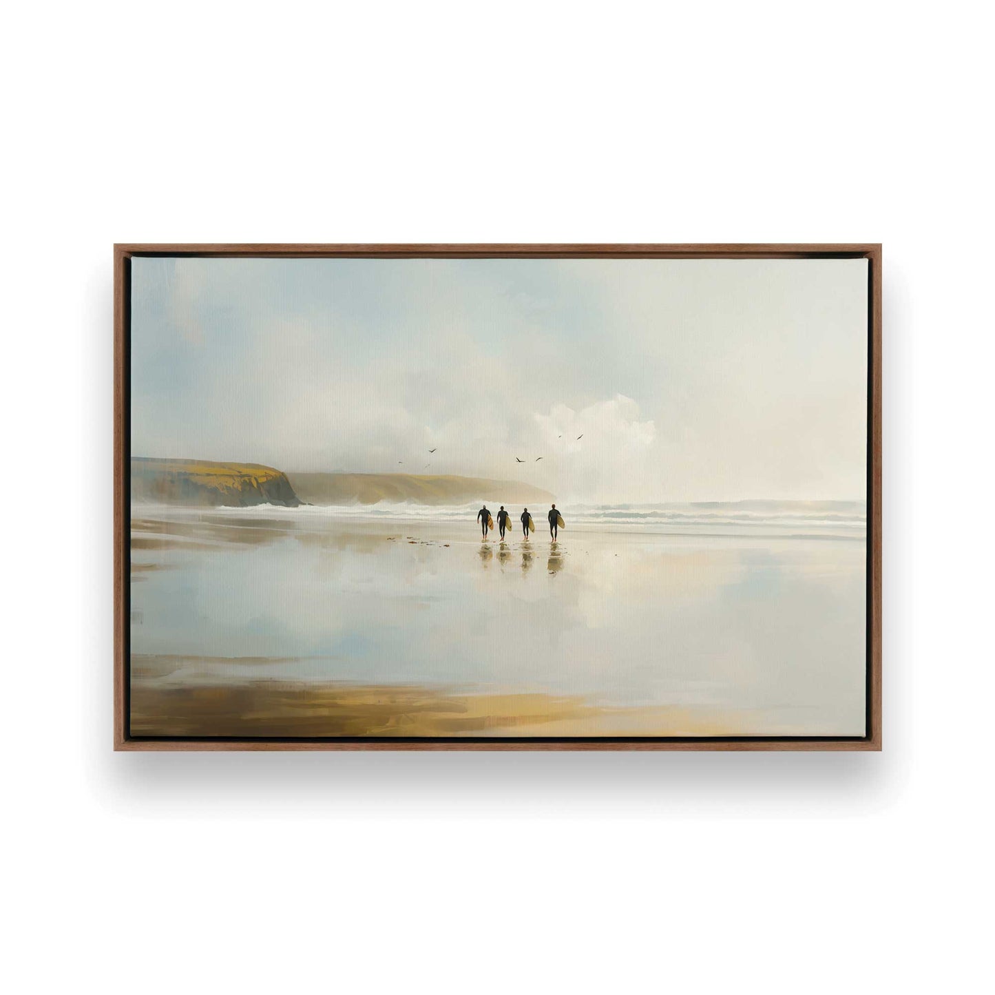 [Color:Walnut], Picture of art in a Walnut frame