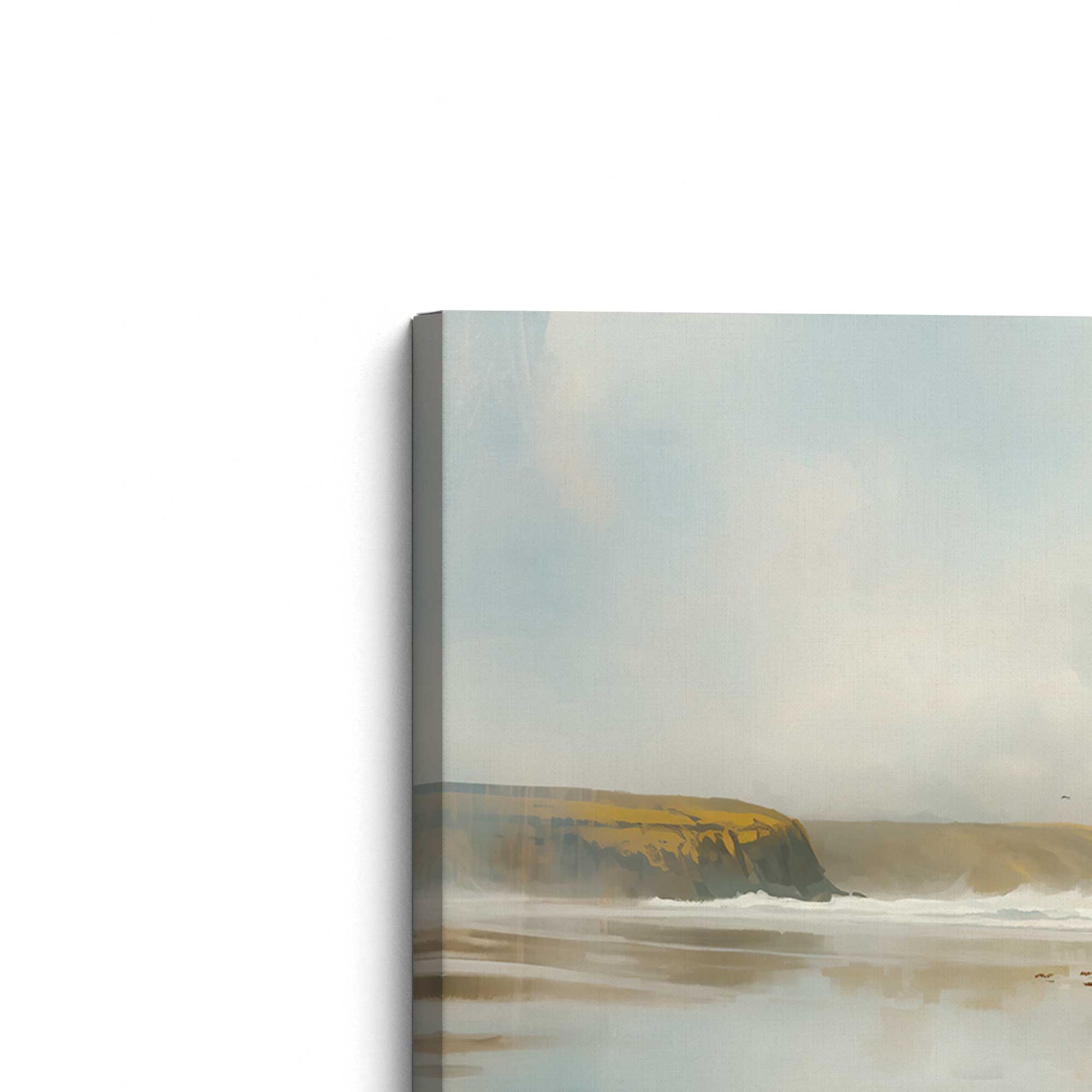 [Color:Stretched Canvas], Picture of the corner of the art