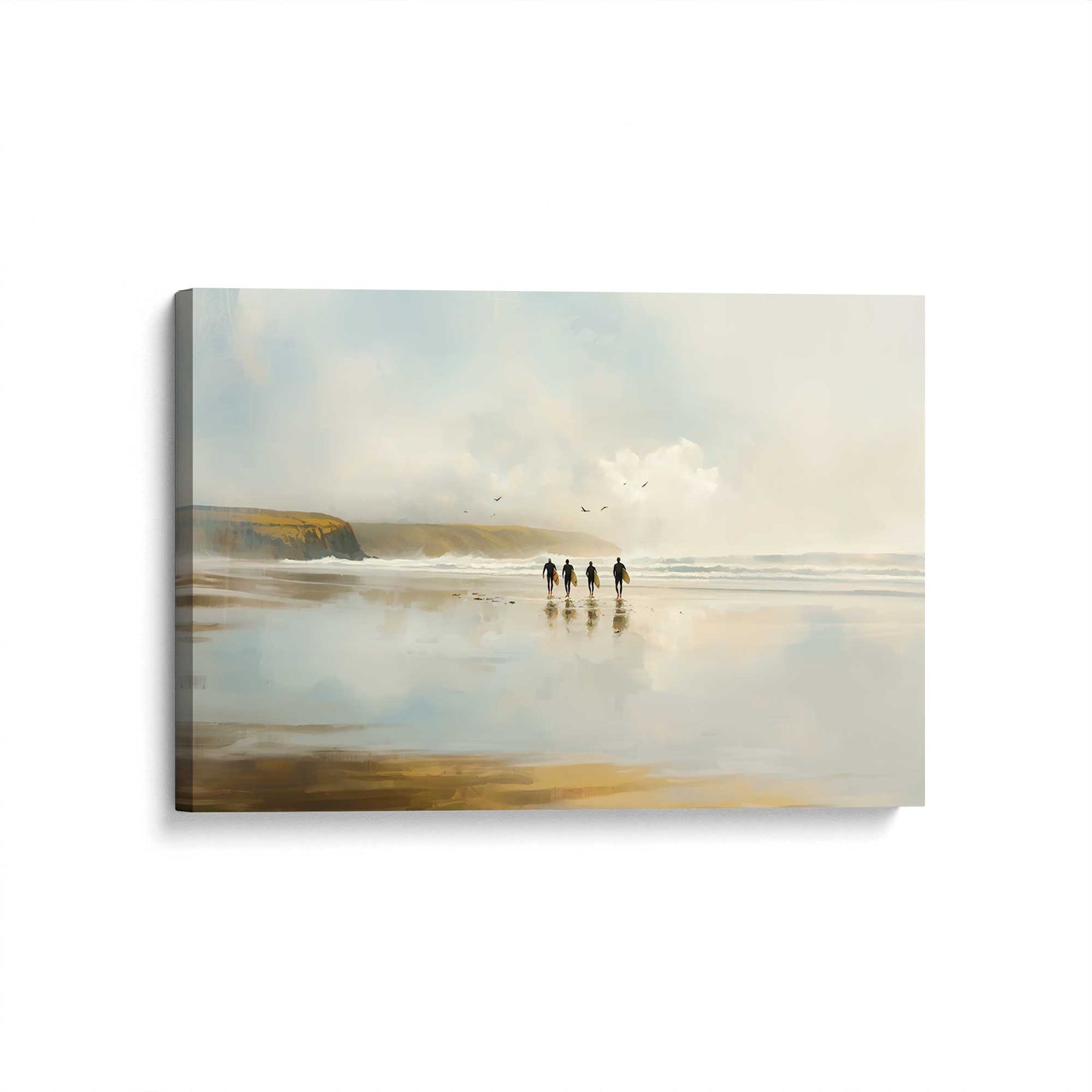 [Color:Stretched Canvas], Picture of art at an angle