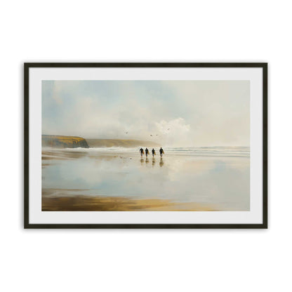 [Color:Satin Black], Picture of art in a Satin Black frame