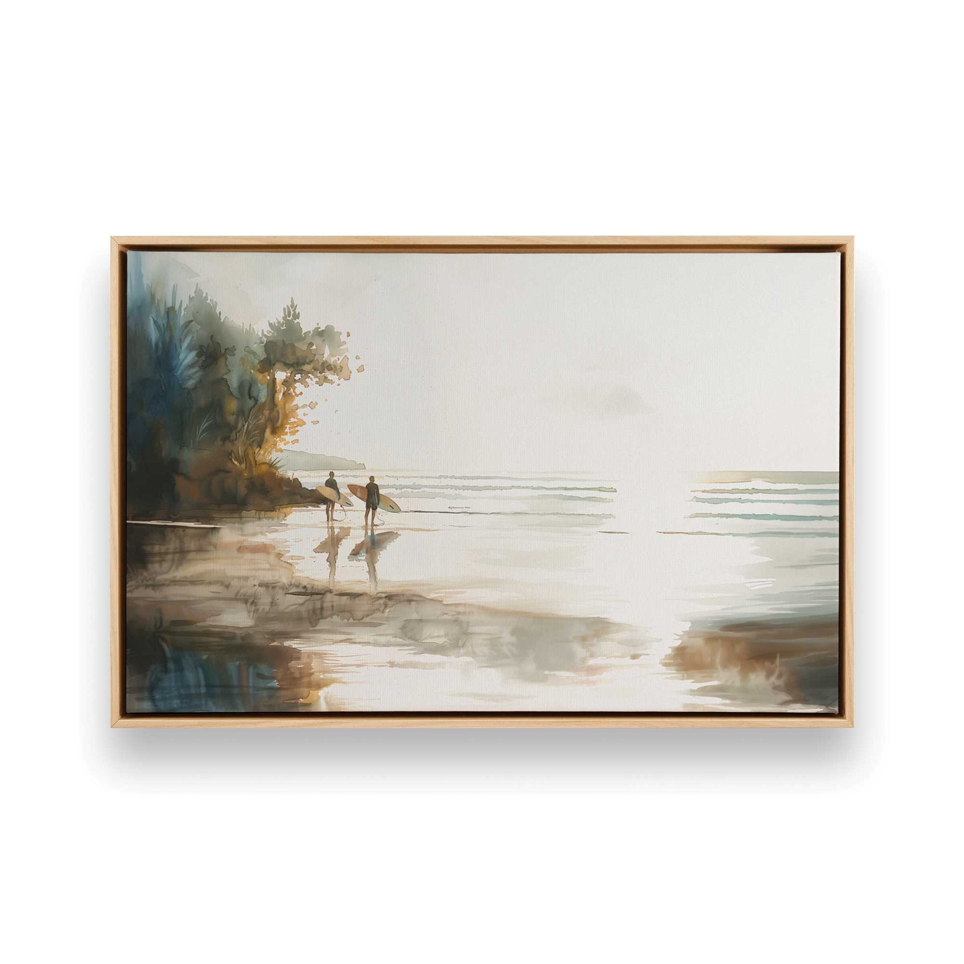 [Color:American Maple], Picture of art in a American Maple frame