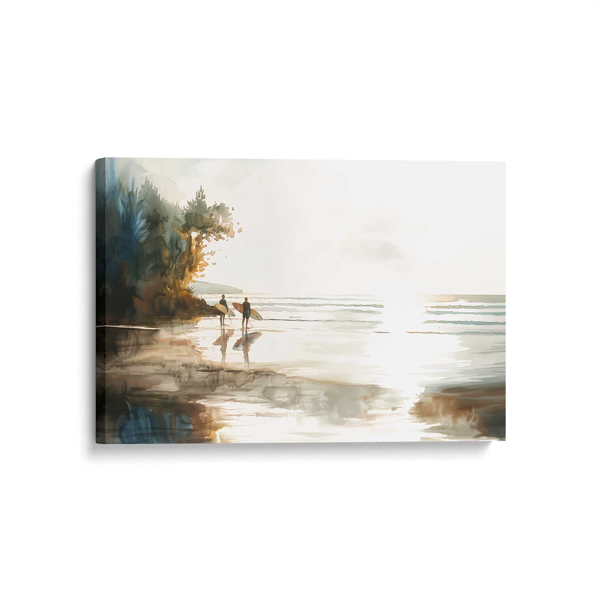[Color:Stretched Canvas], Picture of art at an angle