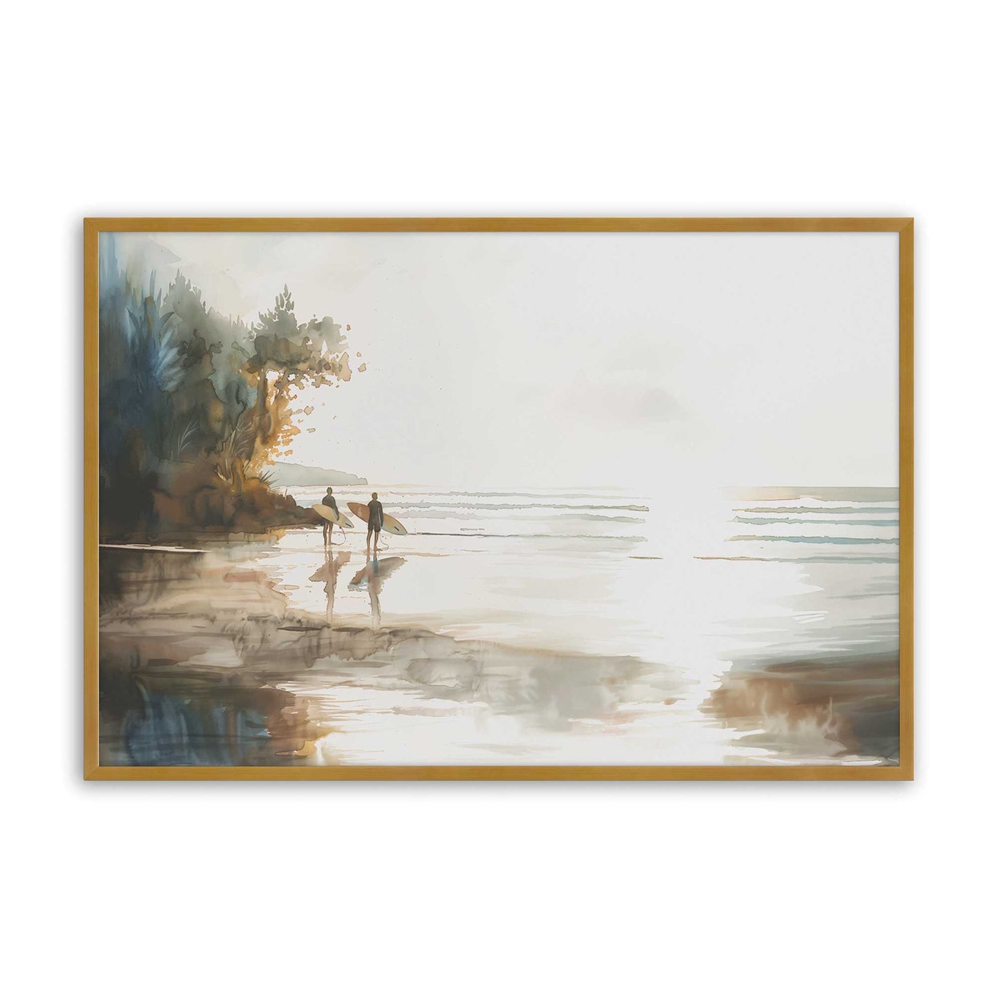 [Color:Polished Gold], Picture of art in a Polished Gold frame