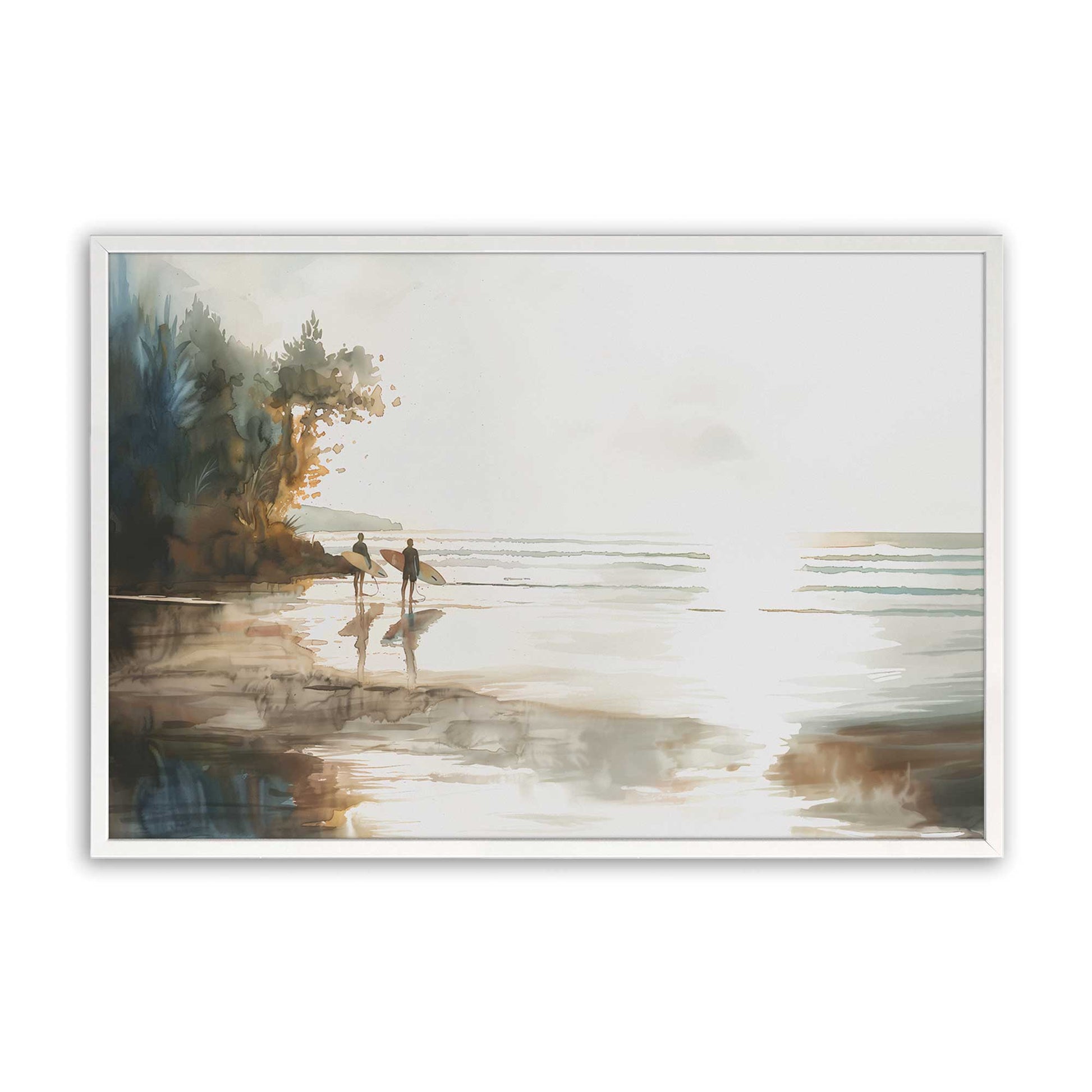 [Color:Opaque White], Picture of art in a Opaque White frame