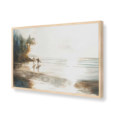 [Color:Raw Maple], Picture of art in a Raw Maple frame of the corner