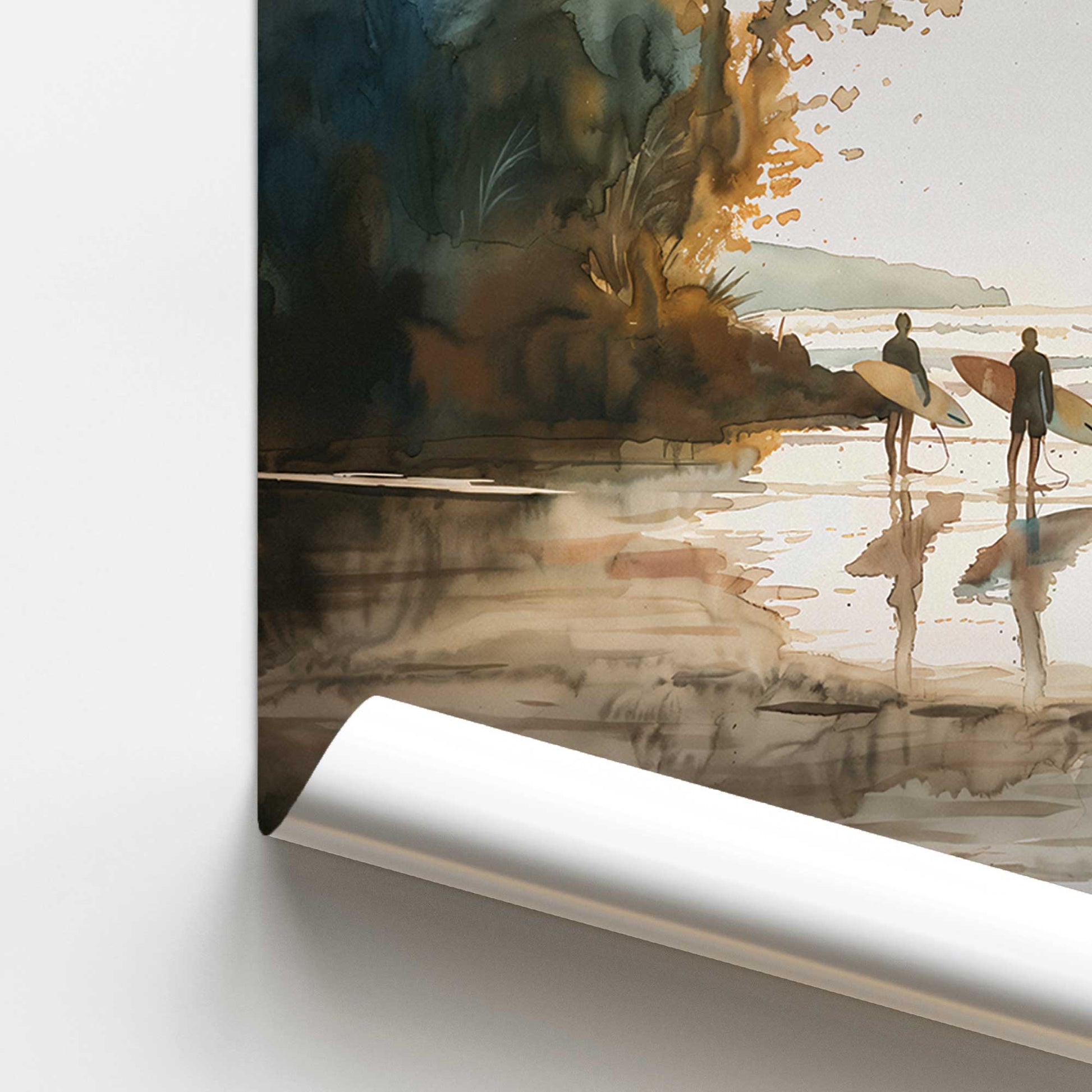 [Color:Rolled Print], Picture of close up of art