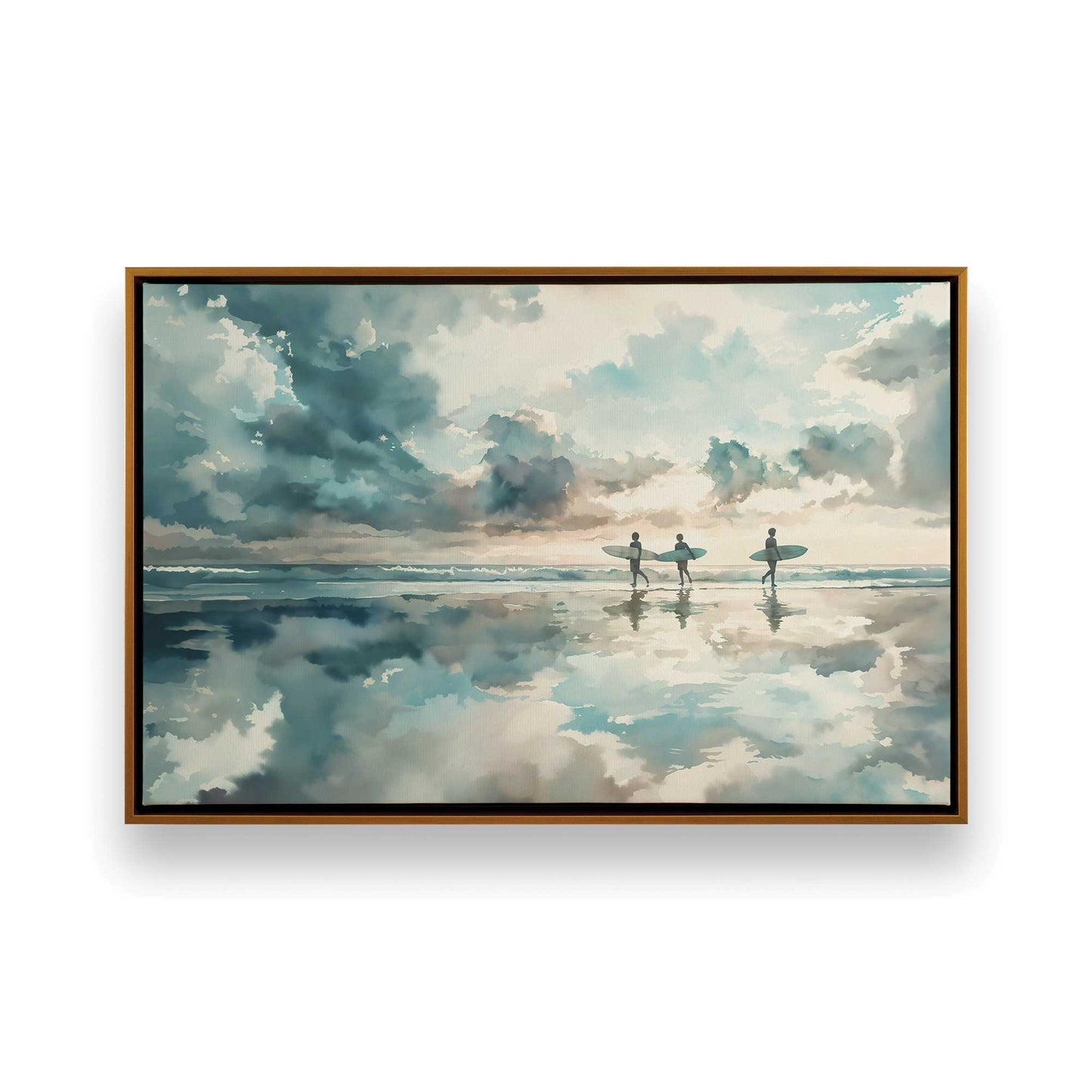 [Color:Polished Gold], Picture of art in a Polished Gold frame