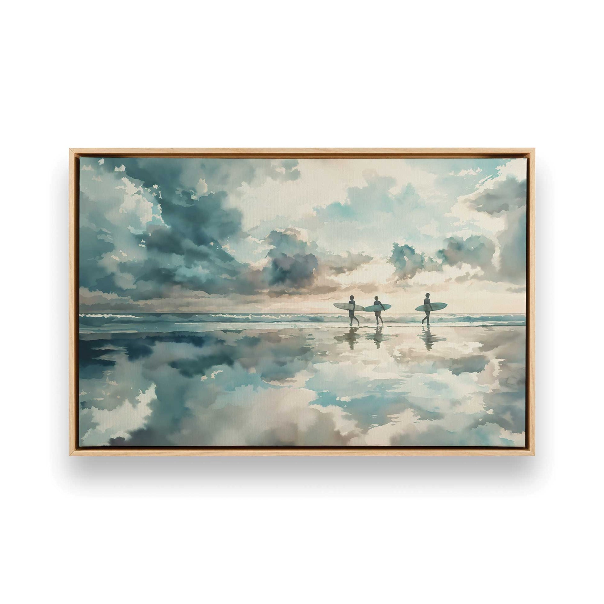 [Color:American Maple], Picture of art in a American Maple frame