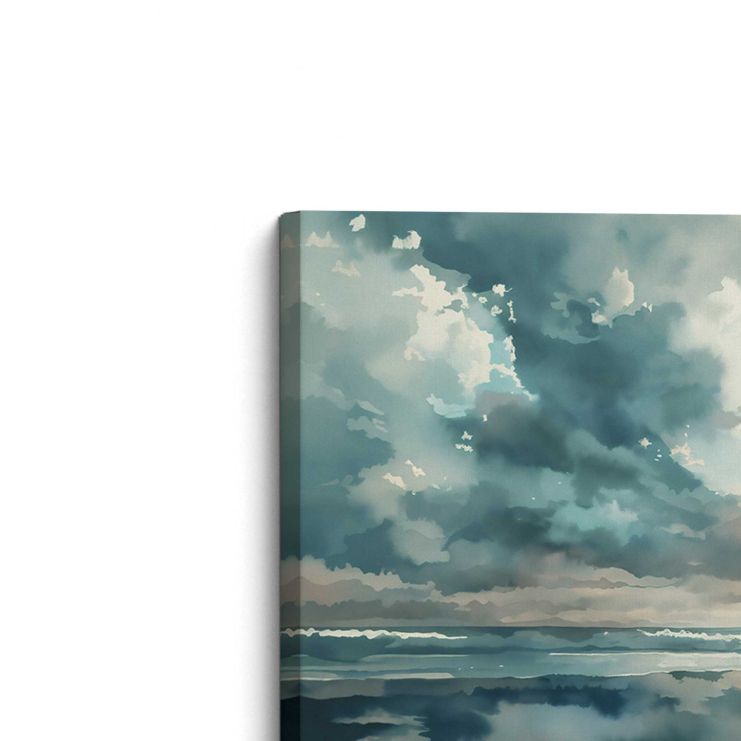 [Color:Stretched Canvas], Picture of the corner of the art