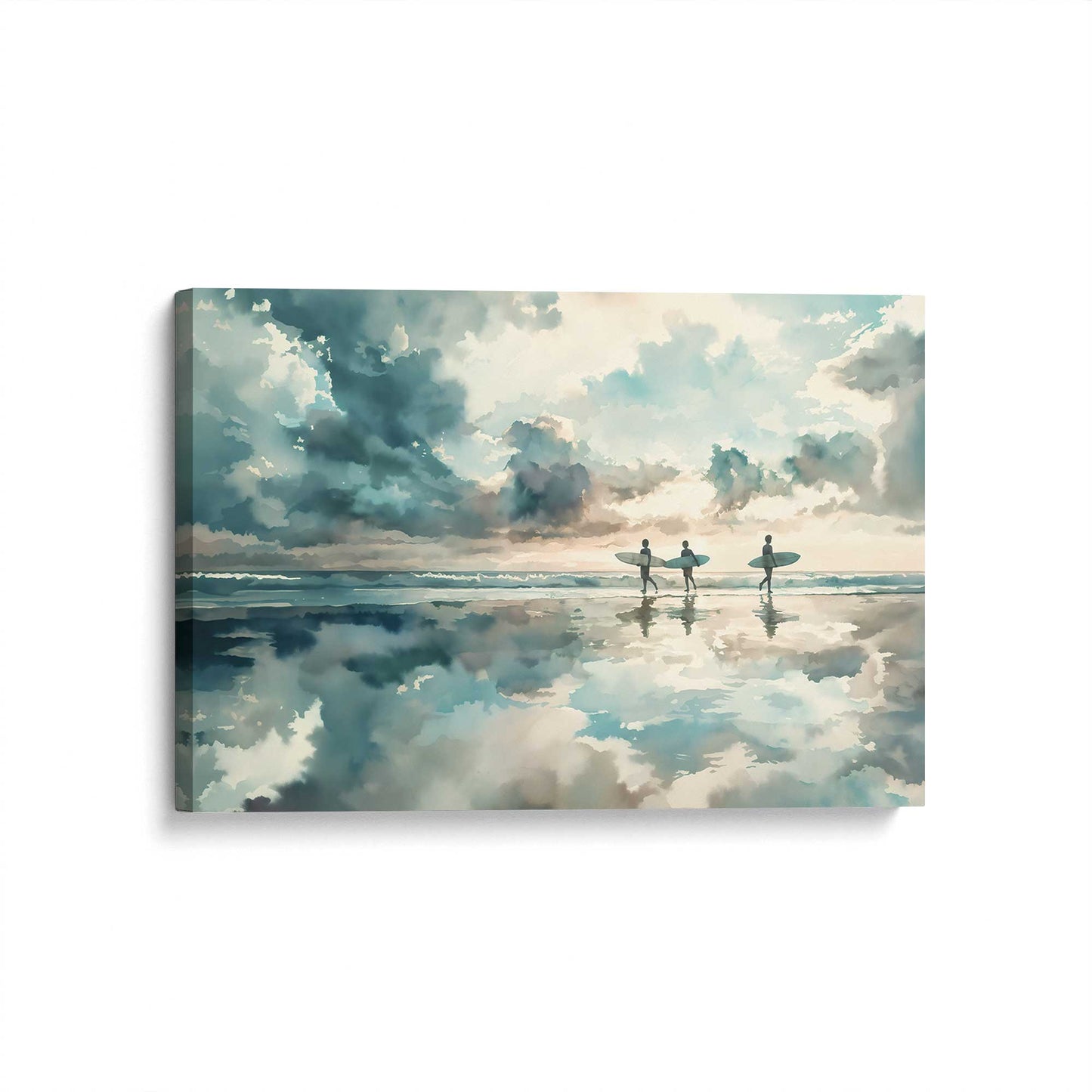 [Color:Stretched Canvas], Picture of art at an angle