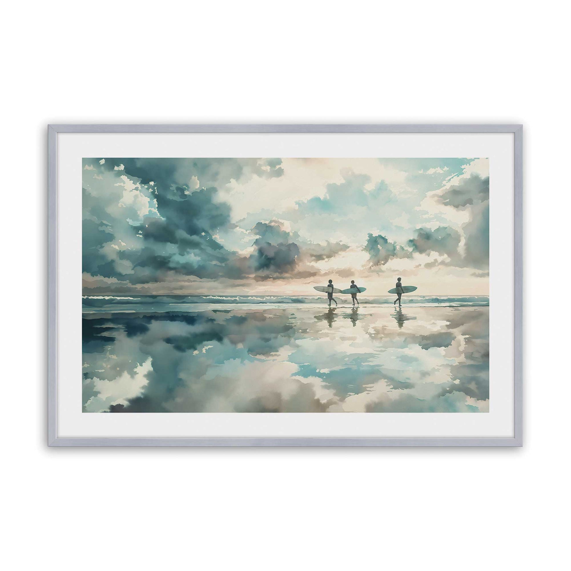 [Color:Polished Chrome], Picture of art in a Polished Chrome frame