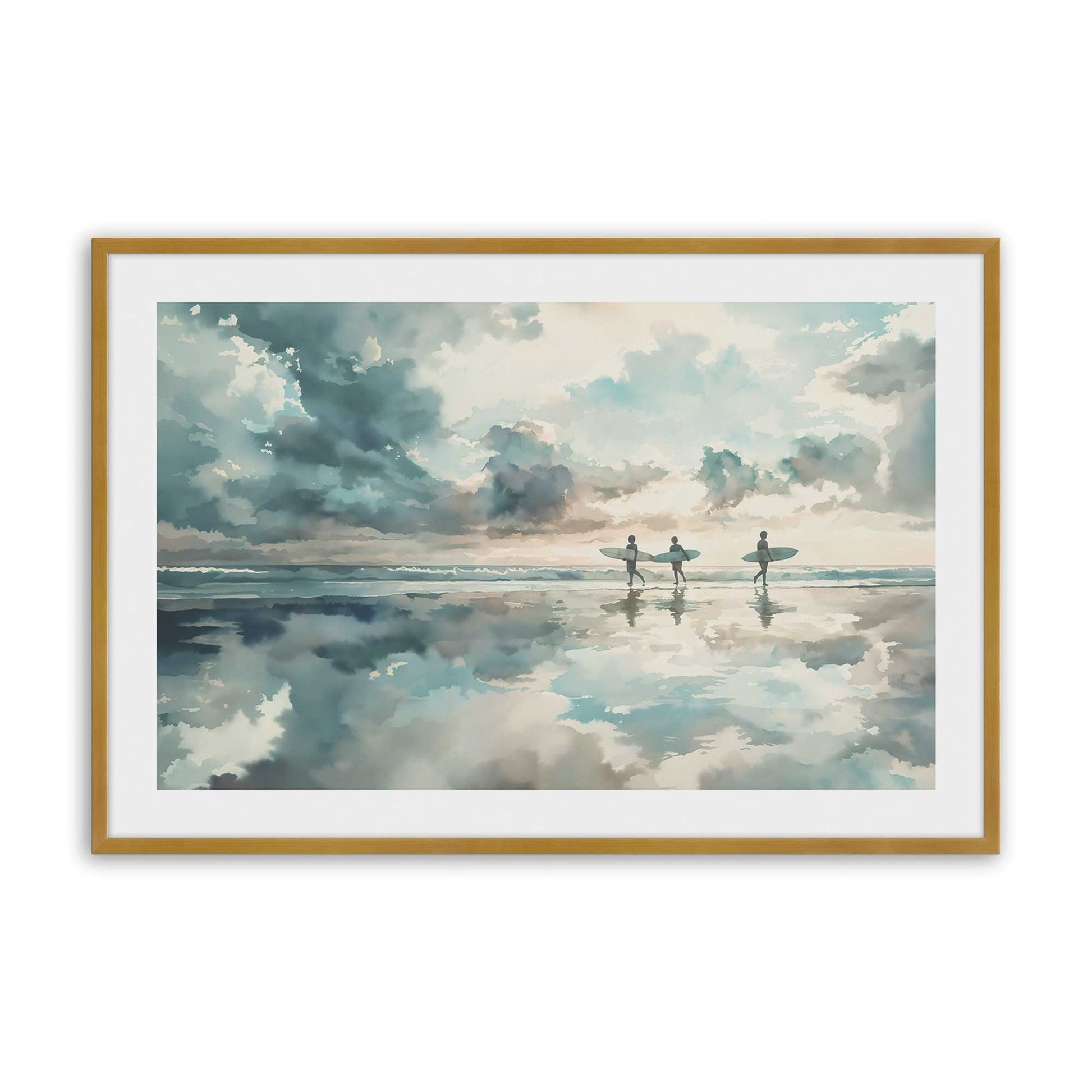 [Color:Polished Gold], Picture of art in a Polished Gold frame