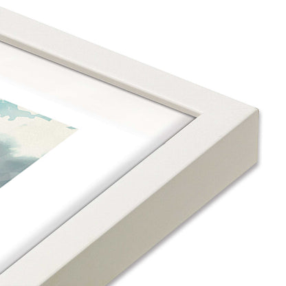 [Color:Opaque White], Picture of art in a Opaque White frame at an angle
