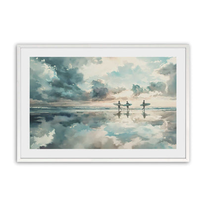 [Color:Opaque White], Picture of art in a Opaque White frame