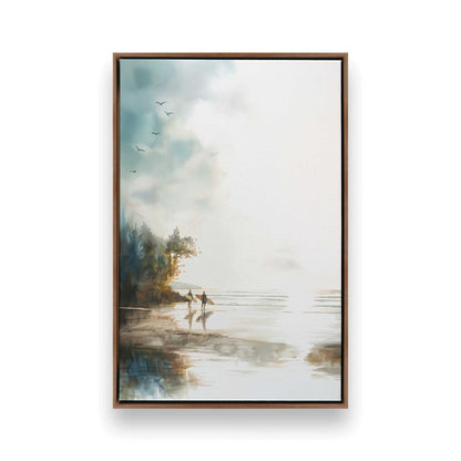[Color:Walnut], Picture of art in a Walnut frame