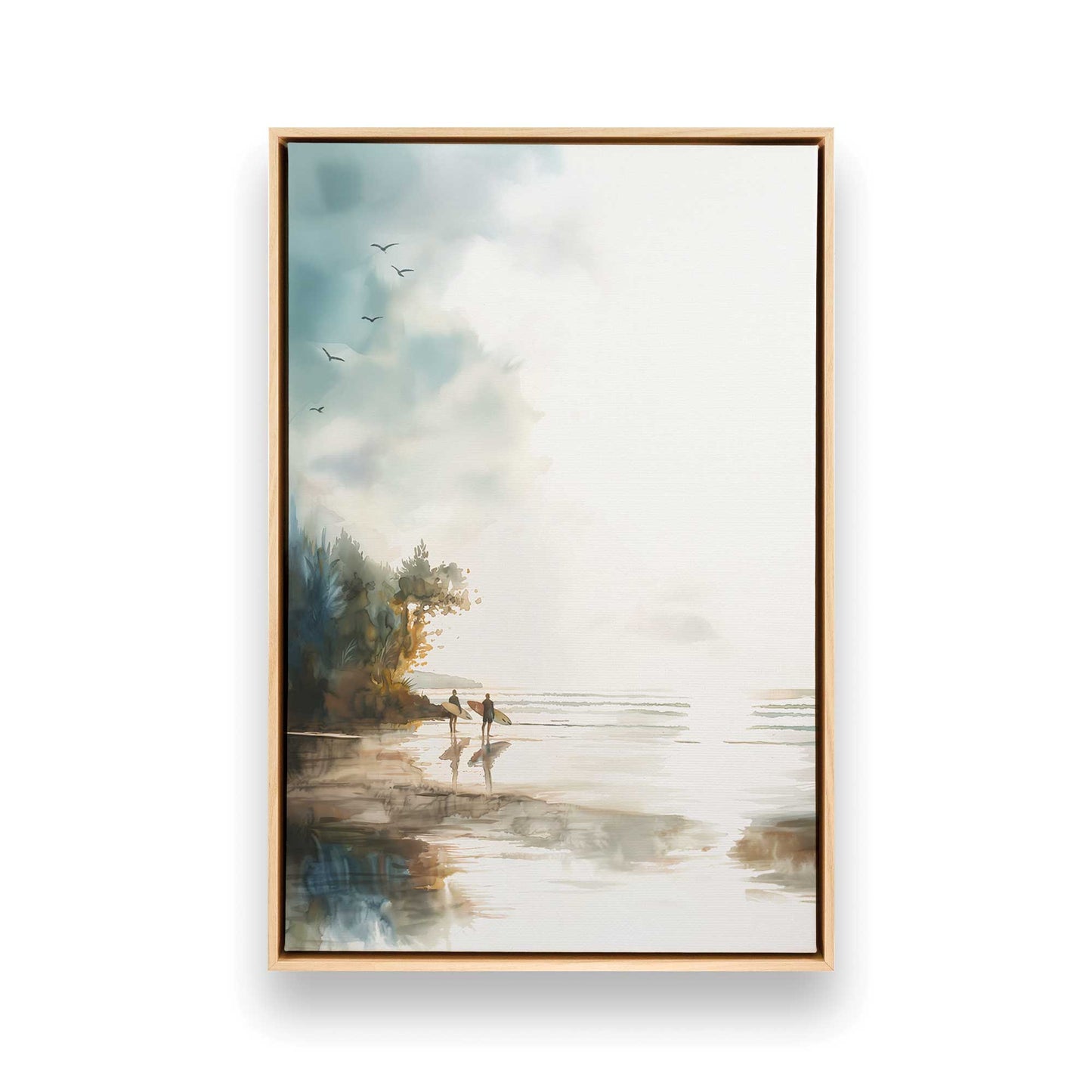 [Color:American Maple], Picture of art in a American Maple frame