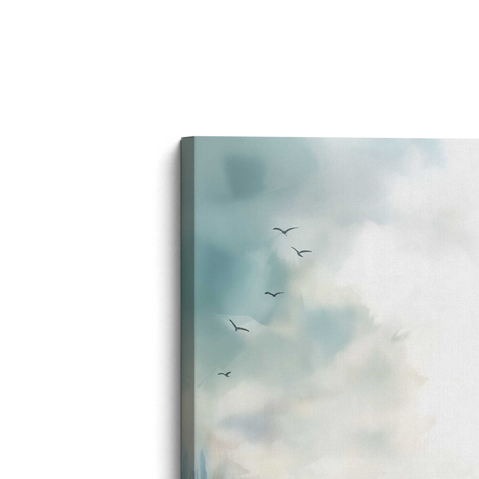 [Color:Stretched Canvas], Picture of the corner of the art