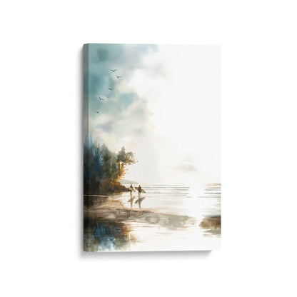 [Color:Stretched Canvas], Picture of art at an angle