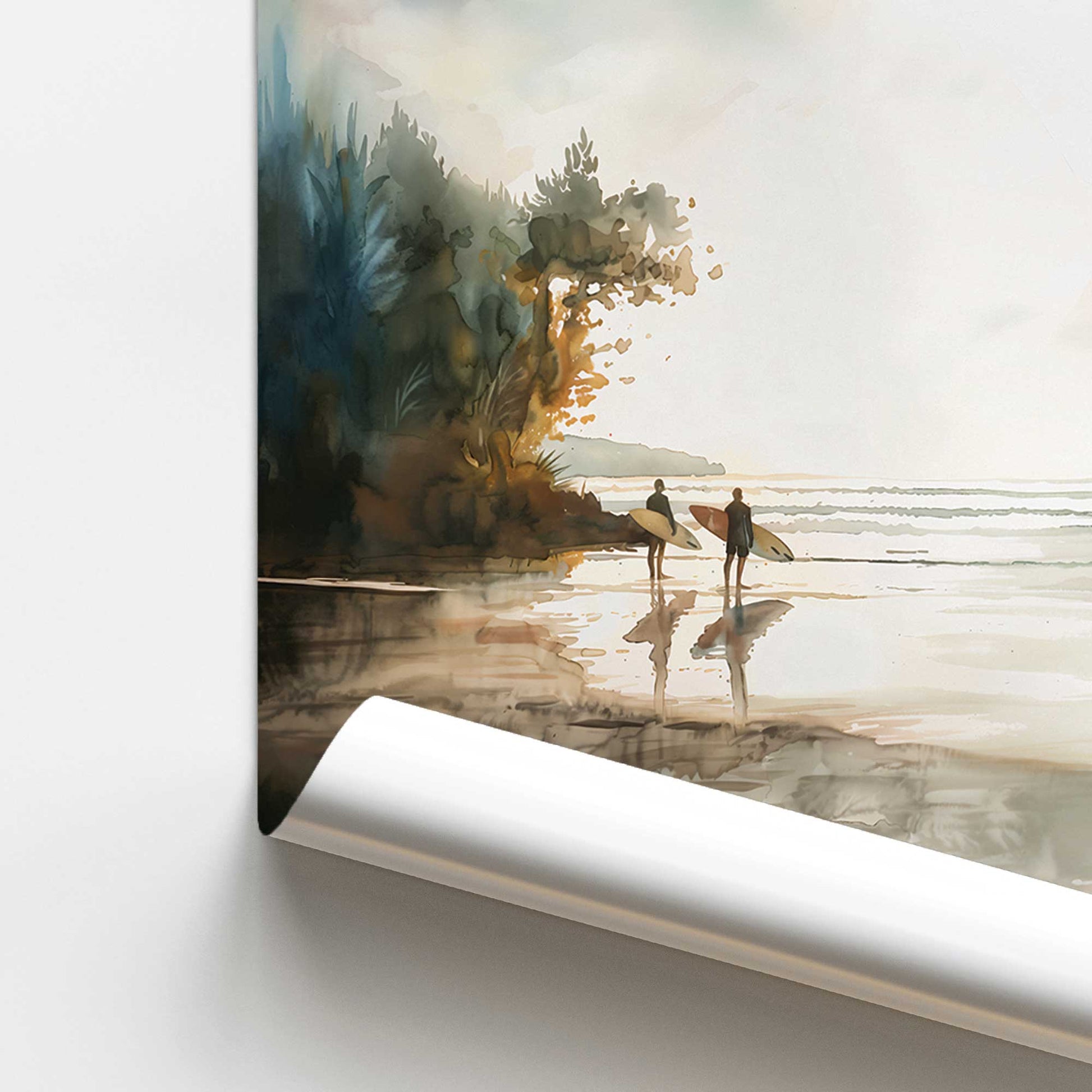 [Color:Rolled Print], Picture of close up of art