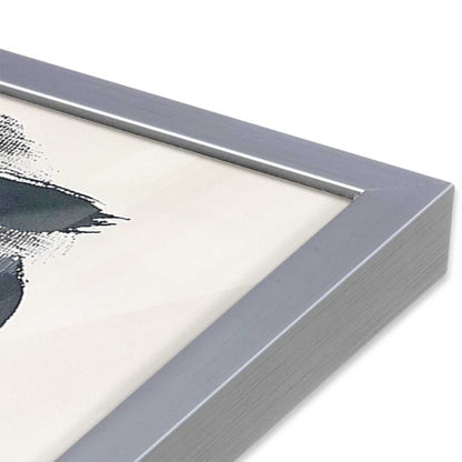 [Color:Polished Chrome], Picture of art in a Polished Chrome frame at an angle