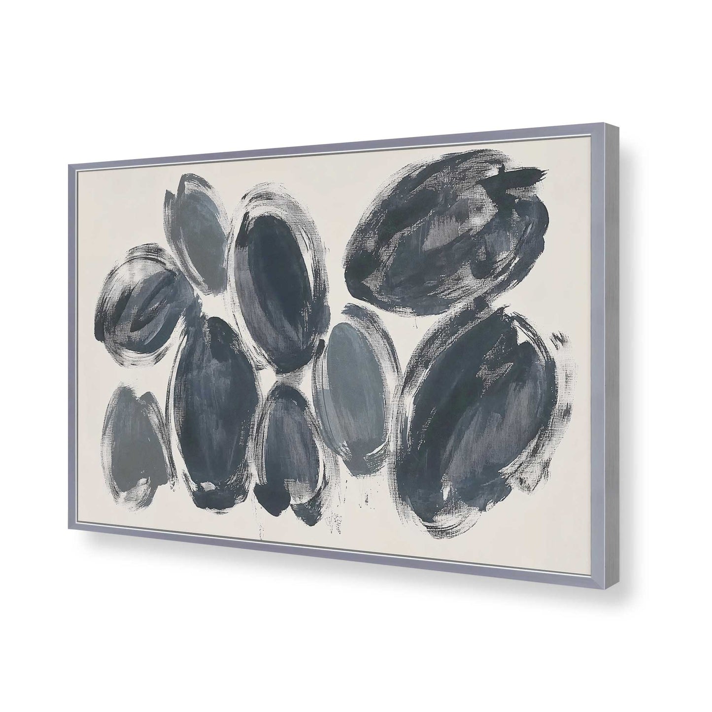 [Color:Polished Chrome], Picture of art in a Polished Chrome frame of the corner