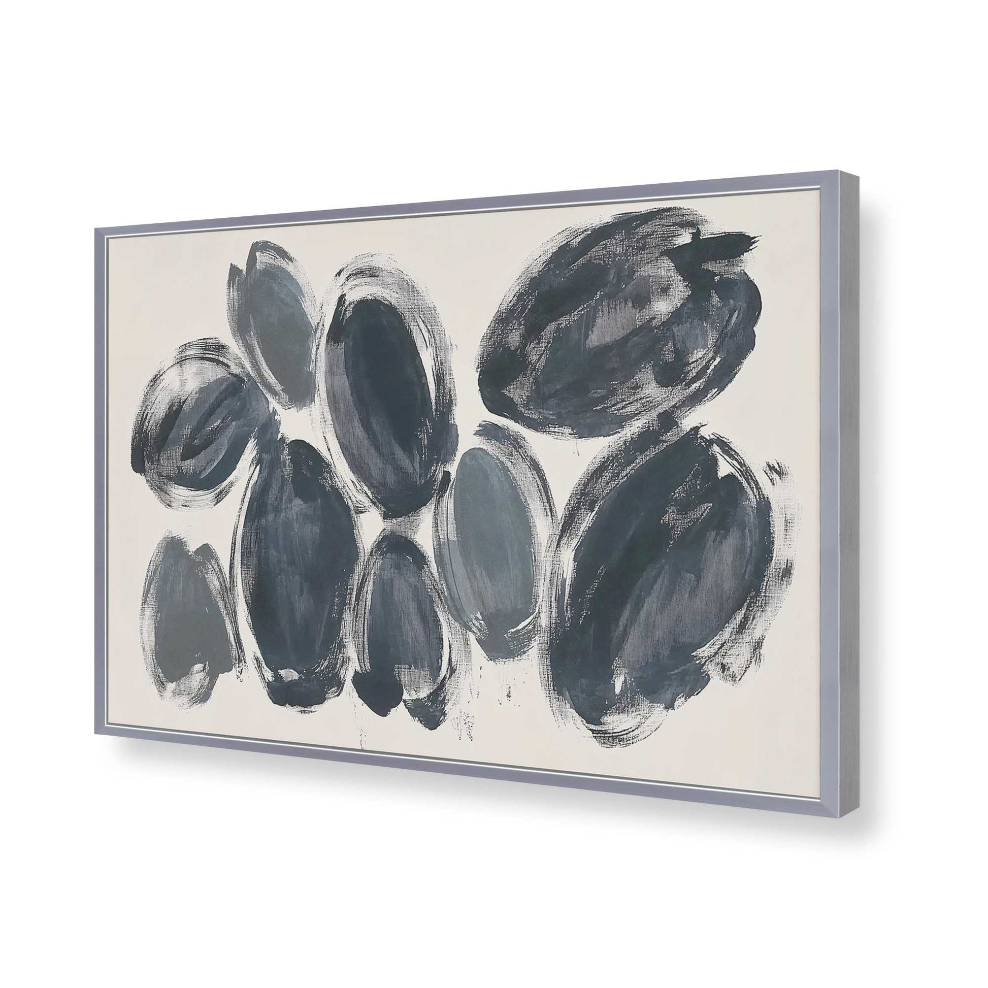 [Color:Polished Chrome], Picture of art in a Polished Chrome frame of the corner