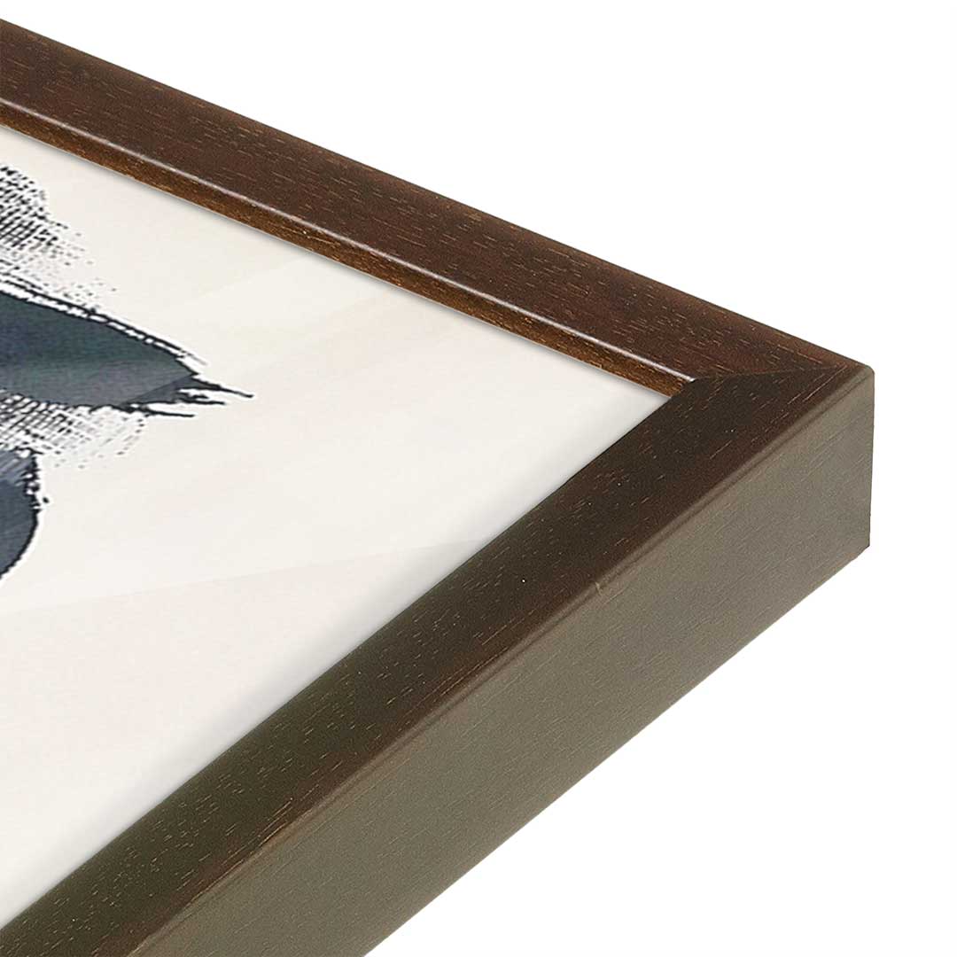 [Color:Belvinder Brown], Picture of art in a Belvinder Brown frame at an angle