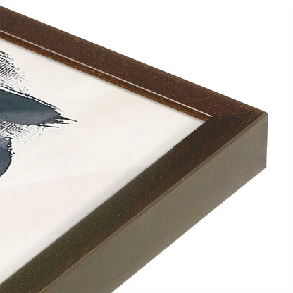 [Color:Belvinder Brown], Picture of art in a Belvinder Brown frame at an angle
