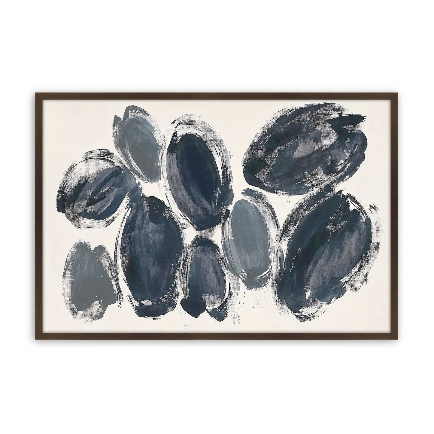 [Color:Brown], Picture of art in a Brown frame