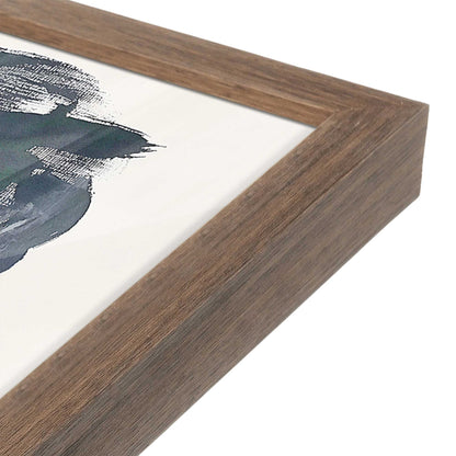 [Color:Walnut], Picture of art in a Walnut frame at an angle