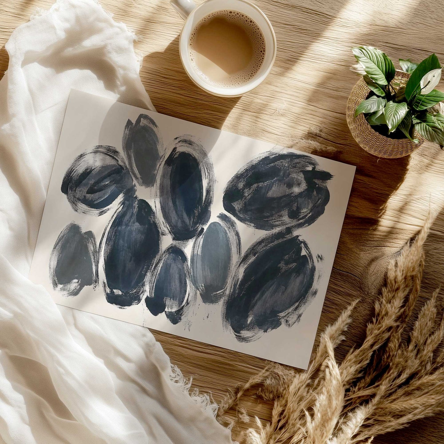 [Color:Rolled Print], Picture of close up of art